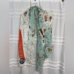 Spartina 449 Northeastern Harbor Gauzy Scarf